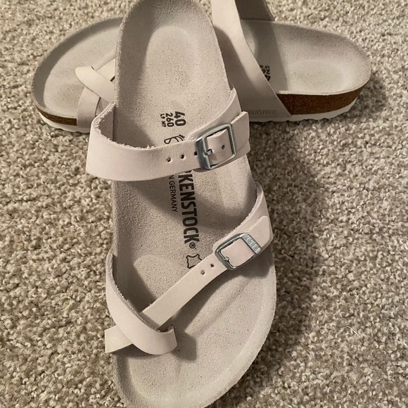 Birkenstock Shoes - New Birkenstock Mayari Stone Colored Sandal Sz 9